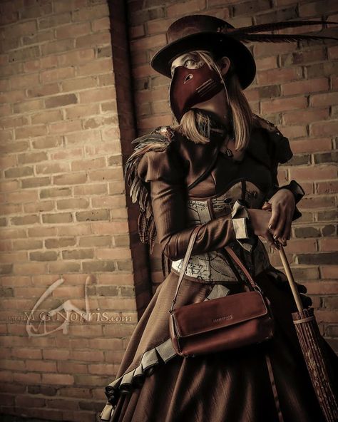 Bird Warrior, Steampunk Plague Doctor, Apocalyptic Costume, Steampunk Photography, Cosplay Sewing, Plague Doctor Costume, Moda Steampunk, Steampunk Costumes, Plague Doctors