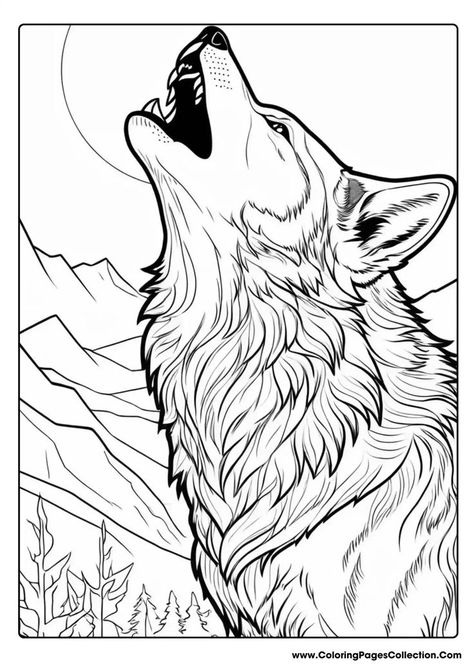 Wolf Coloring Pages Wolf Coloring Pages, Jungle Coloring Pages, Zoo Animal Coloring Pages, Valentine Coloring Pages, Kids Coloring Pages, Kids Animals, Animation Art Sketches, Detailed Coloring Pages, Unicorn Coloring Pages