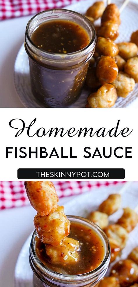 Fishball Sauce Recipe Filipino, Fish Ball Sauce Filipino, Asian Sauce For Fish, Fish Balls Recipe Filipino, Sauce For Chicken Balls, Fishball Sauce, Fish Balls Recipe, Fish Dipping Sauce, Shrimp Ball