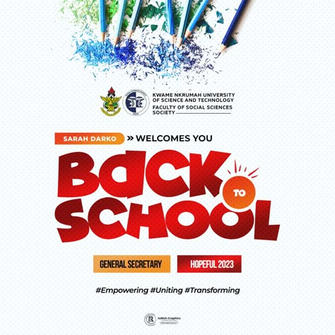 School Flyer Design Background, Welcome Back To Campus Flyer Design, Back To School Flyer Design, School Flyer Design, Academic Design, Campaign Flyers, Event Poster Design Inspiration, School Branding, Back To School Flyer