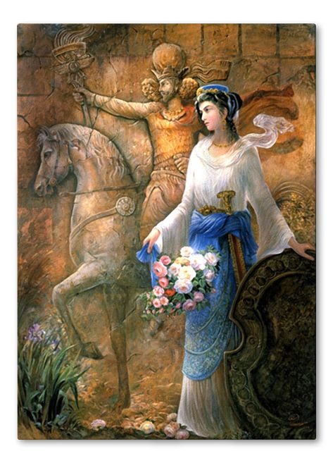 Women of Persia: 2009 Ancient Persian Art, Persian Princess, Persian Warrior, Cyrus The Great, Persian Women, Persian Art Painting, Ancient Persia, Persian Miniature, Persian Empire