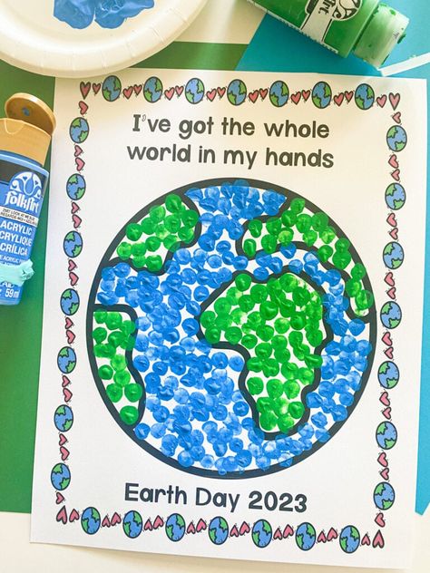 17 FUN Earth Day Crafts (2023) - ABCDee Learning Easy Earth Day Crafts, To My Teacher, Snowmen Activities, Earth Week, Earth Craft, Earth Day Projects, Fall Writing, Earth Day Crafts, Earth Day Activities