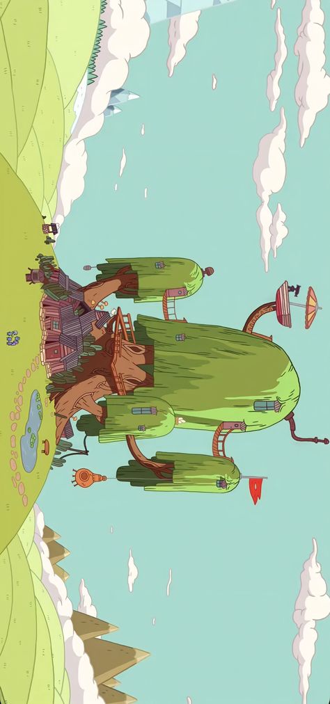 Adventure Time Treehouse Wallpaper, Adventure Time Landscape Wallpaper, Adventure Time Tree House Wallpaper, Adventure Time Background Wallpapers, Adventure Time Mural, Adventure Time Pc Wallpaper, Adventure Time Stills, Adventure Time Scenery, Adventure Time Scenes