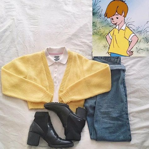 Pooh Outfits, Disney Stills, Robin Outfit, Disney Princess Inspired Outfits, Artist Hue, Disney Character Outfits, Princess Inspired Outfits, Disney Wear, Disney Themed Outfits