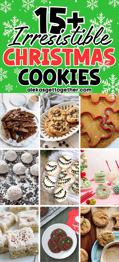 Christmas just wouldn't be Christmas without fun and cute Christmas cookies! Take a look at these 19 Easy Christmas Cookie Recipes you must try! Easy Cookies For Christmas Exchange, Different Christmas Cookie Recipes, Top 10 Christmas Cookies, Best Ever Christmas Cookies, The Best Christmas Cookies Recipes, Cheap Christmas Cookies, Best Xmas Cookie Recipes, Christmas Cookie Recipes Easy, Large Batch Cookies