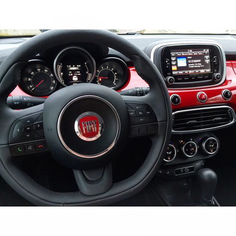 The interior of the 2016 Fiat 500X is so nice. Love how the body color flows to the dash. Fiat 500x Interior, The Dash, Street Racing Cars, Car Ideas, Street Racing, Car Girl, Cars Organization, Vroom Vroom, My Dream Car