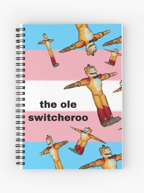 Trans Boyfriend, Glamrock Freddy, Lgbtq Funny, Gay Memes, Fnaf Memes, Fnaf Funny, Freddy Fazbear, Pinterest Ads, Spiral Notebooks