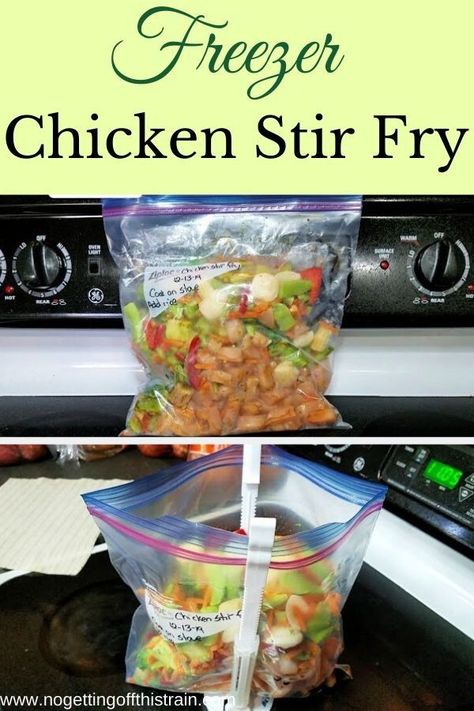 Need an easy Asian weeknight dish? This Chicken Stir Fry can be frozen ahead of time for a quick dinner! Serve with rice or favorite noodles! #freezermeal #dinner #chicken Chicken Stir Fry Freezer Meal, Freezer Meal Stir Fry, Freezer Chicken Stir Fry, Freezer Stir Fry Meals, Make Ahead Stir Fry, Freezer Stir Fry, Crockpot Stir Fry, Chicken Stir Fry Recipes, Braised Chicken Recipes