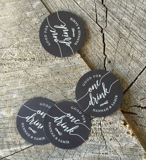 White ink Wedding Drink Tickets Redeem for a Drink Party Drink Tickets For Wedding, Wedding Drink Token Ideas, Drink Tags Wedding, Drink Tickets, Wedding Drink Token, Wedding Drink Tickets, Drink Ticket, Wedding Tokens, Rustic Chalkboard