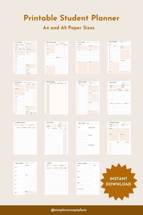 Student Planner Printable, Academic Planner Printable, College Student Planner, High School Planner landscapedigitalplanner #plannerdeestudosgratis. College Planner Printables, Homeschool Student Planner, Free Weekly Planner Templates, High School Planner, Free Weekly Planner, Student Weekly Planner, Weekly Planner Free Printable, Weekly Planner Free, Student Planner Printable