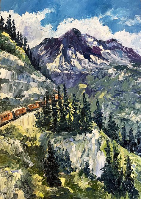 Rocky Mountain Painting Original Oil Painting Mountain Wall Art Colorado Landscape Artwork Ukraine Art Colorado Artwork, Ukraine Art, Colorado Art, Colorado Landscape, Mountain Painting, Mountain Wall, Landscape Artwork, Mountain Paintings, Mountain Wall Art