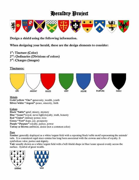 Coat Of Arms Meaning, Meanings Of Colors, Medieval Symbols, Family Crest Symbols, Ireland Art, Heraldry Design, Like Symbol, Armor Drawing, Greek Mythology Tattoos