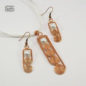 Wire Jewelery, Wire Wrap Jewelry Designs, Cotton Necklace, Wire Wrapped Jewelry Diy, Wire Jewellery, Copper Wire Jewelry, Bijoux Fil Aluminium, Wire Jewelry Designs, Necklace Cord