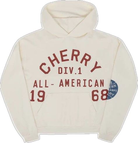 Cherry Los Angeles, Hoodie Design Ideas, Hoodie Cream, American Hoodie, South Central, Puff Print, Sorority Shirts, Summer Fits, Hand Screen Printed