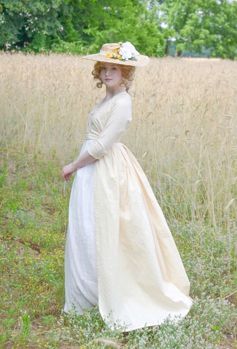 1790’s Round Robe, Photos | Angela Clayton's Costumery & Creations Angela Clayton Dresses, 1790s Dress, 1790s Fashion, 18th Century Dress, 18th Century Costume, 18th Century Clothing, Old Dresses, 18th Century Fashion, Period Outfit