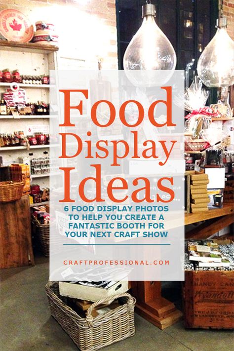 6 photos of food displays to help you create a fantastic booth for your next craft show - http://www.craftprofessional.com/food-display-ideas.html Food Fair Booth, Farmers Market Table Display Booth Ideas, Cookie Vendor Booth Ideas, Food Vendor Booth Ideas, Cookie Booth Ideas Display, Food Booth Ideas, Cookie Display Ideas, Display Ideas For Craft Shows, Ideas For Craft Shows