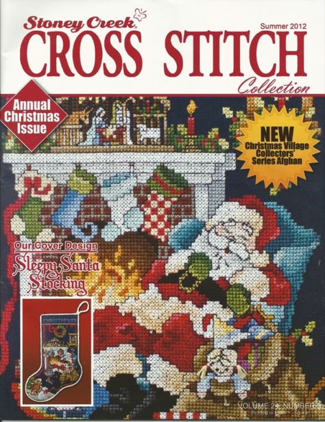 Cross Stitch Stocking, Santa Cross Stitch, Cross Stitch Christmas Stockings, Wedding Cross Stitch Patterns, Cross Stitch Magazines, Stitch Collection, Xmas Cross Stitch, Cross Stitch Collection, Winter Cross Stitch