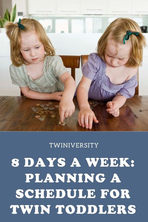 Scheduling when you have twins is a must!  This mom says it's what saved her sanity!  Check out her schedule and see how you can implement your own today. #Twiniversity #twinmom #sahm #schedule #twins #toddlers #activities #planitout Twins Schedule, Toddler Schedule, Twin Toddlers, Indoor Activities For Toddlers, Toddler Discipline, Toddler Development, Discipline Kids, Twin Mom, Parenting Toddlers