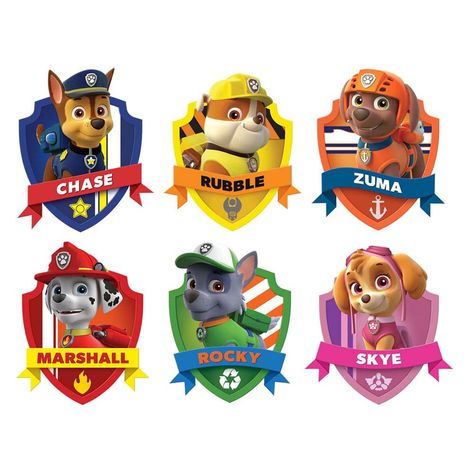 Toppers Paw Patrol 07D Paw Patrol Chase Cake, Paw Patrol Skye Birthday, Birthday Party Candy Bar, Paw Patrol Stickers, Imprimibles Paw Patrol, Paw Patrol Cupcakes, Paw Patrol Birthday Theme, Paw Patrol Decorations, Paw Party