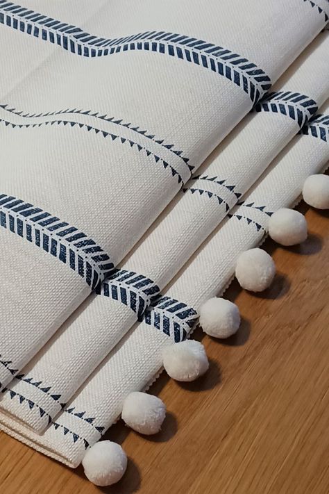 Roman Blinds Bedroom, Cottage Curtains, Headboard Curtains, Roman Curtains, Navy Kitchen, Custom Made Curtains, Stylish Curtains, Kitchen Blinds, Blue Curtains