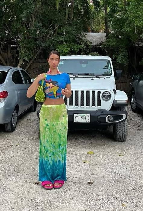 Vacation 2025 Outfits, Miami Outfits Modest, Mexico Fits For Women, Jamaica Club Outfit, Detty December Outfits, Hawaii Casual Outfit, Tropical Trip Outfits, Island Gyal Outfits, Boho Fits Black Women