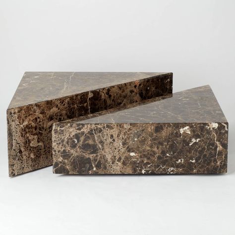 Marble Coffee Table Set, Sandwich Shapes, Marble Coffee Tables, Marble Tables, Marble Tables Design, Italian Sandwich, Rustic Luxe, Travertine Stone, Mirror Console