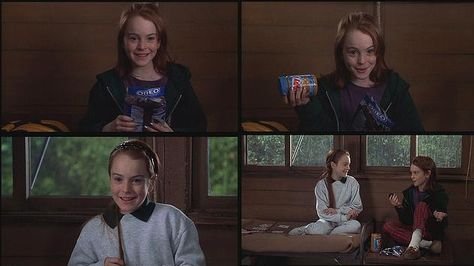 oreo's and peanut butter The Parent Trap, Natasha Richardson, Parent Trap, So Weird, Lindsay Lohan, Barbie Movies, Food Travel, Movie Night, Movies Showing