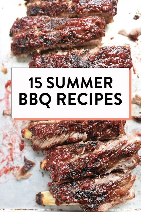 15 Summer BBQ Recipes Family Bbq Recipes, Labor Day Bbq Ideas, Family Bbq Ideas Food, Summer Cookout Recipes, Barbecue Meals, Bbq Meals, Cookout Recipes, Cottage Meals, Summer Bbq Recipes