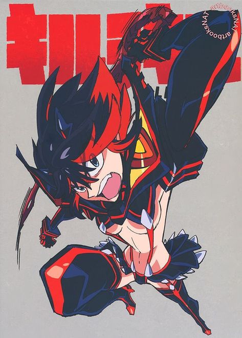 (20) Media Tweets by Kill la Kill Shots 🍋 (@DailyKLK) / Twitter Hiroyuki Imaishi, Kill A Kill, Kill La Kill Art, Ryuko Matoi, Kill La Kill, Gurren Lagann, Book Storage, S Art, Poses References