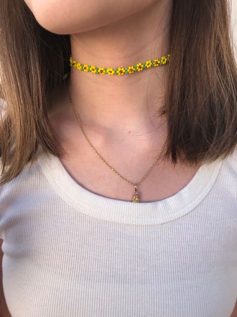 Sunflower Seed, Seed Bead Necklace, Sunflower Seeds, Bead Necklace, Seed Bead, Seed Beads, Beaded Jewelry, Choker Necklace, Sunflower