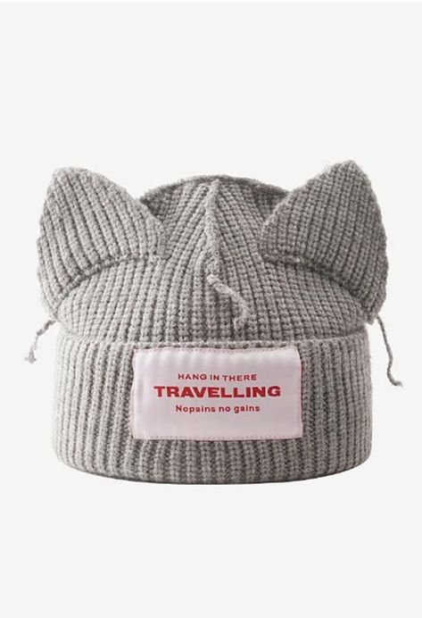 2023 Buy Logo Patched Cute Ear Beanie Hat under US$16 in Hats Online Store. Free Shipping with US$69+. Check reviews and buy it today. Style: Casual Color: Gray, Black, Blue Material: Polyester, Woolen Type: Beanie Gender: Female Occasion: Holiday/Outdoor #backtoschool #backtoschooloutfits #firstdayofschooloutfit #streetstyle #outfits #ootd #trendyoutfits #fashionista #casualoutfits Beany Hat, Ear Beanie, Trendy Scarves, Jeans Patchwork, Cute Beanies, Cute Hat, Buy Logo, Retro Mode, Sparkle Jewelry