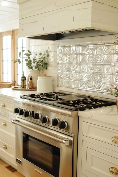 50 Farmhouse Kitchen Backsplash Ideas for Rustic Charm Behind Stove Backsplash, Farmhouse Kitchen Backsplash Ideas, Stone Backsplash Kitchen, Cottagecore Kitchen, Farmhouse Kitchen Backsplash, Stove Backsplash, Farmhouse Backsplash, Kitchen Backsplash Designs, Stone Backsplash