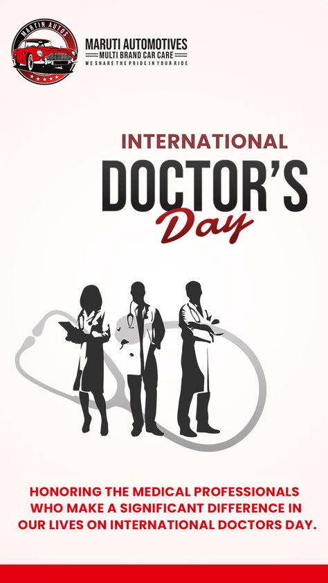 Happy International Doctors Day. Honoring the medical professionals who make a significant difference in our lives on International Doctors Day. . . . . . . . . #MartinAutos #cars #carservice #automotiveservice . #happyinternationaldoctorsday #frontlinewarriors #healthcare #doctors ##doctorsday23 # International Doctors Day, Doctors Day, Car Care, Medical Professionals, Our Life, Health Care, Medical, Cars