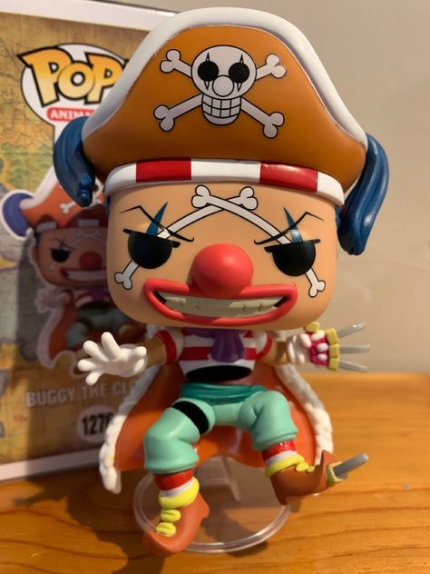 Buggy The Clown Manga, One Piece Funko Pop, Buggy One Piece, Funko Pop One Piece, Buggy The Clown, One Piece Pop, Игрушки Funko Pop, Circus Music, Action Figure One Piece