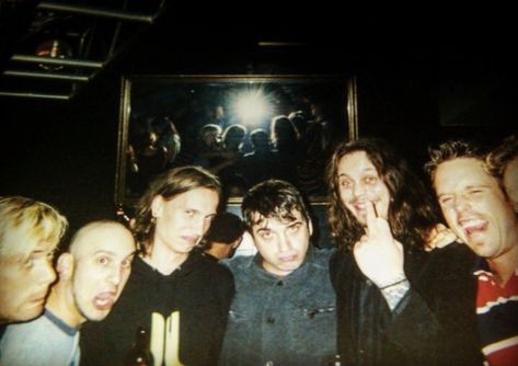 Ville with the Bloodhound Gang boys!! 💜 #him #bloodhoundgang The Bloodhound Gang, Jimmy Pop, Bloodhound Gang, Gay Outfit, Ville Valo, Him Band, Kat Von D, Pretty Face