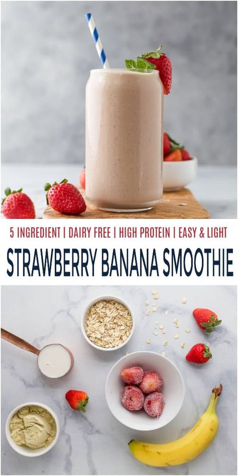 Protein Powder Fruit Smoothie, Vanilla Protein Smoothie Recipes, Vanilla Protein Powder Smoothie, Strawberry Banana Protein Smoothie, Vanilla Protein Shake Recipes, Protein Powder Smoothie Recipes, Protein Fruit Smoothie, Vanilla Protein Smoothie, Morning Fruit