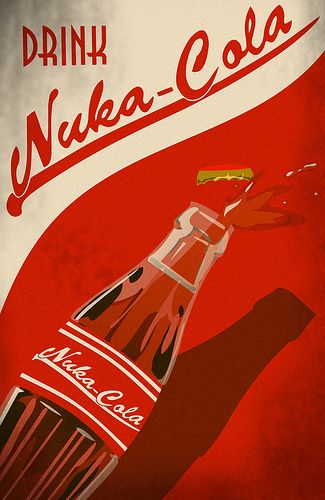 Fallout Lockscreen, Nuka Cola Poster, Fallout Diy, Fallout Birthday, Fallout Aesthetic, Fallout Nuka Cola, Fallout Posters, Fallout Boy, Nuka Cola