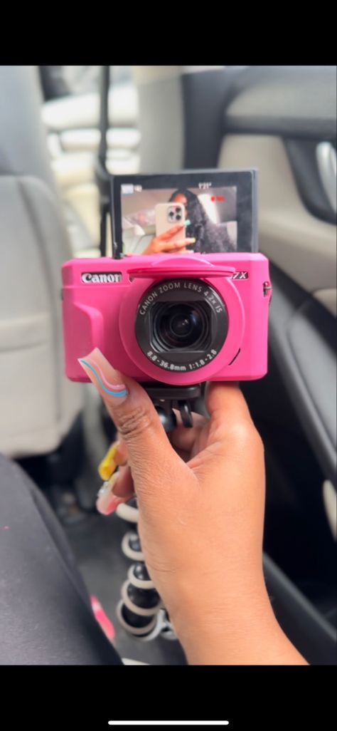 Pink Youtube Camera, Youtube Inspo Aesthetic, Summer Playlist 2023, Youtube Camera, Youtuber Aesthetic, Playlist 2023, Youtube Aesthetic, Vlog Camera, Youtube Drawing