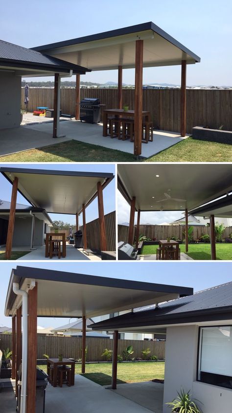 Tiny Home Designs, Covered Patio Design, Tiny House Talk, Carport Designs, Modern Small House Design, Home Decor Aesthetic, Small House Interior Design, Pergola Attached To House, Cozy Patio