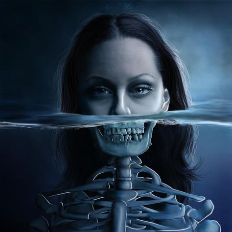 A Sinner Like Me by Elluna on DeviantArt Gothic Culture, Surface Art, Dark And Twisted, Gcse Art, Beneath The Surface, Skull And Bones, Skull Design, Gothic Art, Memento Mori