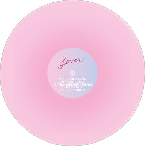 Taylor Swift Lover Vinyl, Aura Illustration, Lover Vinyl, Taylor Swift Images, Taylor Swift Lover, Cute Friendship Bracelets, Paper Ring, Taylor Swift Posters, Pink Aura