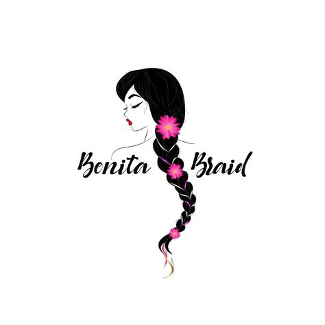 Dileny on Instagram: “Proposal for Bonita Braid #logo #designlife #graphicdesign #illustrator #psd #digitalart #graphic #brand #brandidentity” Hair Accessories Logo Design Ideas, Braids Logo Design, Hair Logo Design, Master Brand, Photo Exhibition, Beauty Video Ideas, Hair Logo, Logo Design Ideas, Instagram My Story