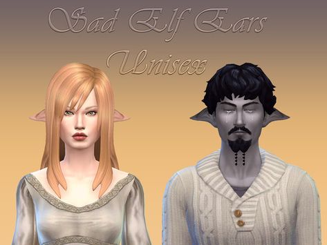 NotEgain: Sad Elf Ears • Sims 4 Downloads Sims 4 Cc Patreon Elf Ears, Sims 4 Pointy Ears, Sims 4 Cc Elven Ears, Sims 4 Cc Maxis Match Elf Ears, Sims 4 Cc Elf Ears, Theme Carnaval, Fairy Ears, Free Sims, Elf Ears