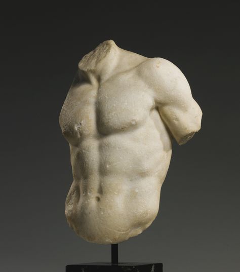 Roman marble torso of a god or athlete, circa 1st/2nd century based on a Greek sculpture of around the 4th Century B.C. Anatomy Sculpture, Roman Statue, Classic Sculpture, Greek Statues, Antique Sculpture, Roman Sculpture, Art Premier, Greek Sculpture, Ancient Sculpture