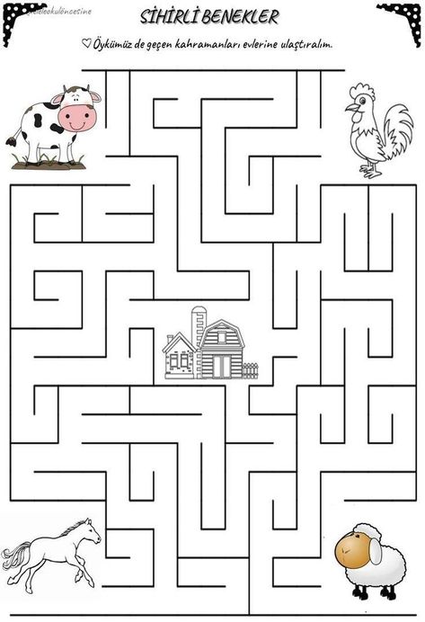 Browse over 1000+ different graphic Worksheet And Teaching Materials. Windows, Mac, Linux. Licence included with all files. #worksheet #printable #teachingmaterial Farm Animals Worksheet, Maze For Kids, Mazes For Kids Printable, Fun Worksheets For Kids, Maze Worksheet, Printable Mazes, Winter Activities Preschool, Printable Board Games, Kids Worksheets Preschool