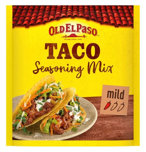 Taco Seasoning Recipe Easy, El Paso Taco Seasoning Recipe, Old El Paso Taco Seasoning Recipe, Taco Seasoning Mix Recipe, Crunchy Taco Shells, Taco Seasoning Mix, Taco Seasoning Recipe, Homemade Tortilla Chips, Spicy Seasoning