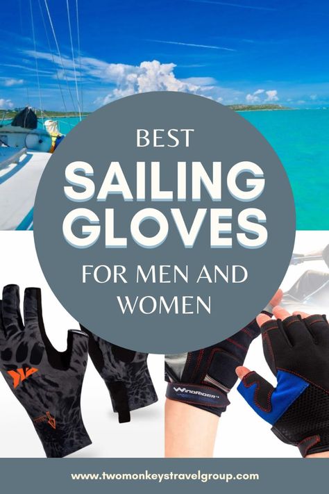 A pair of gloves is needed to protect your hands and fingers while sailing. Making direct contact with water regularly can also make the skin of your fingers and hands tangled. For this reason, gloves are an essential thing while doing water sports. Moreover, the weather in wild nature sometimes is very extreme. The gloves can protect you from all types of weather. Sailing Gloves, Sun Gloves, Women Sailing, Sailing Gear, Sail Life, Fishing Gloves, Gloves For Men, Water Sports Activities, Jon Boat