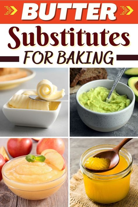 Butter Replacement In Baking, Butter Substitute Baking, Substitutes For Butter, Substitute For Butter, Butter Replacement, Flavored Butter Recipes, Butter Substitute, Baking Equipment, Healthy Substitutions