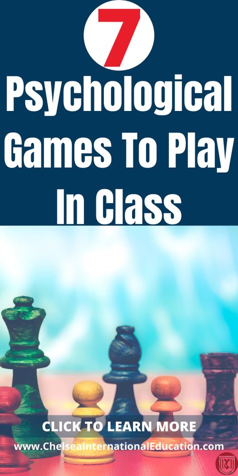 If you are looking for the best psychological games to play with friends, then look no further! In this post, we present 7 really fun and fabulous psychological games to play in class that are engaging and entertaining and will have you and your classmates thinking, laughing, and enjoying each other's company. These psychological games to play in class can also be used to help prepare for parties, birthdays, and general social activities. #psychologicalgames #brainteaser #coolgames #coolgifts Psychological Games Activities, Fun Psychology Activities, English Class Games High School, Psychology Activities College, Psychology Games Activities, High School Psychology Activities, Teaching Psychology High Schools, Social Experiment Ideas, Psychology Games