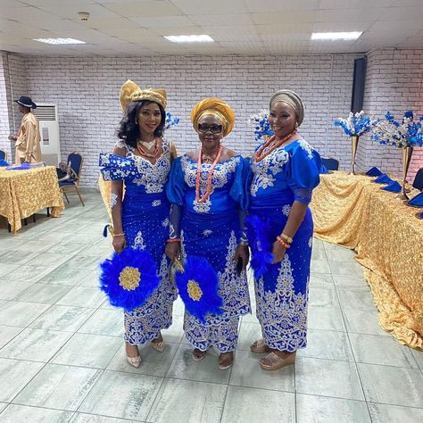 Blue George and blouse George Blouse Styles, Igbo Blouse, Blouse For Women, Traditional Wedding, Blouse Styles, Blouses For Women, For Women, Blue, Quick Saves